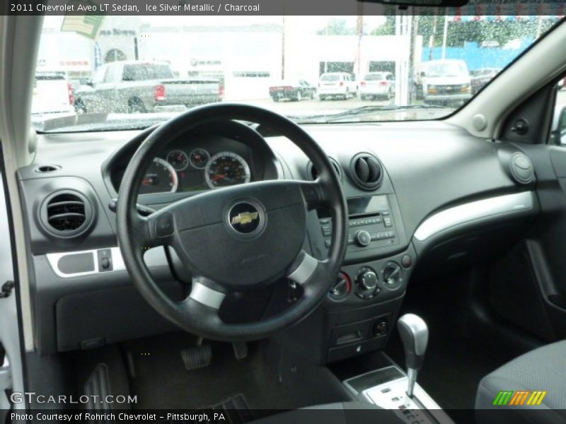 Ice Silver Metallic / Charcoal 2011 Chevrolet Aveo LT Sedan
