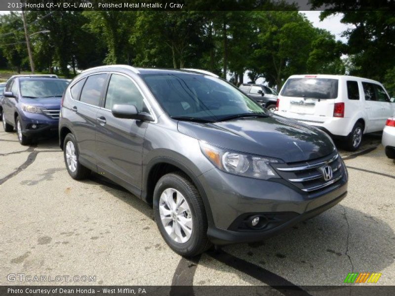 Polished Metal Metallic / Gray 2013 Honda CR-V EX-L AWD
