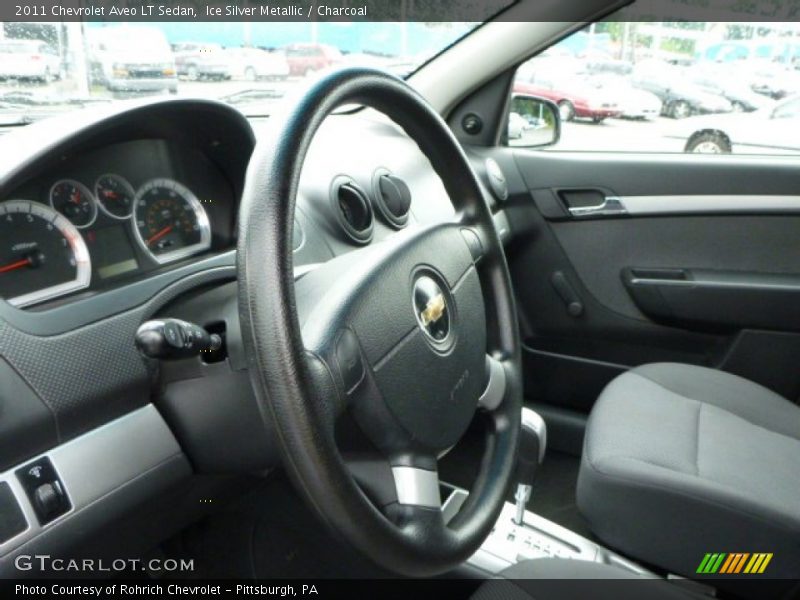 Ice Silver Metallic / Charcoal 2011 Chevrolet Aveo LT Sedan