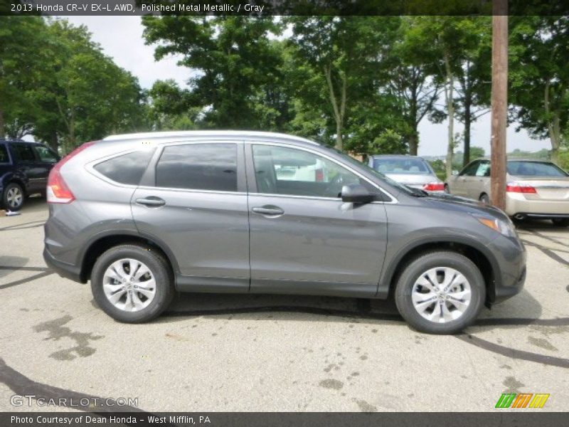 Polished Metal Metallic / Gray 2013 Honda CR-V EX-L AWD