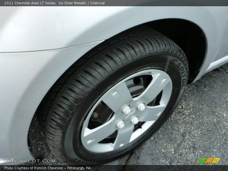 Ice Silver Metallic / Charcoal 2011 Chevrolet Aveo LT Sedan