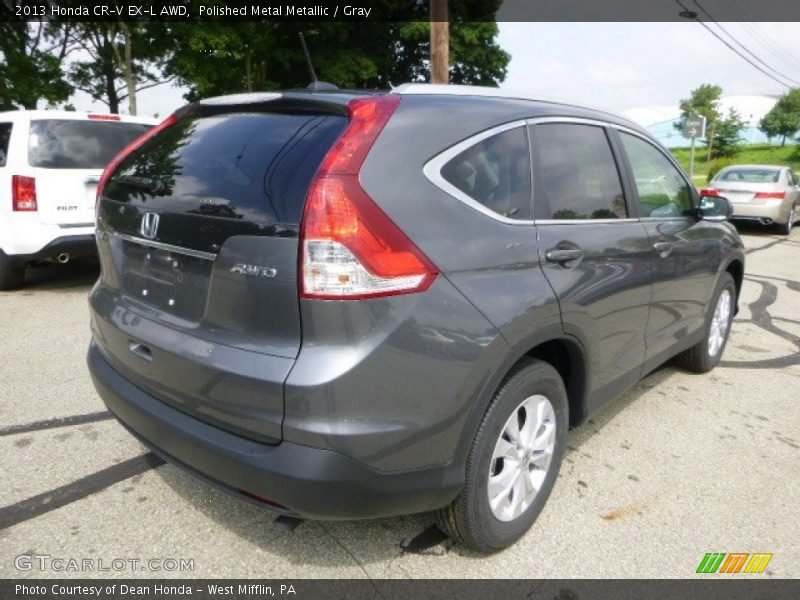 Polished Metal Metallic / Gray 2013 Honda CR-V EX-L AWD