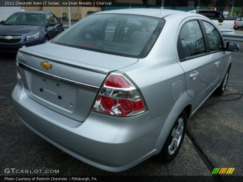 Ice Silver Metallic / Charcoal 2011 Chevrolet Aveo LT Sedan