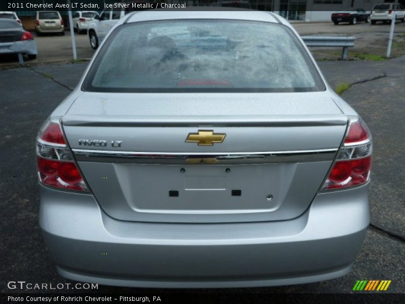Ice Silver Metallic / Charcoal 2011 Chevrolet Aveo LT Sedan