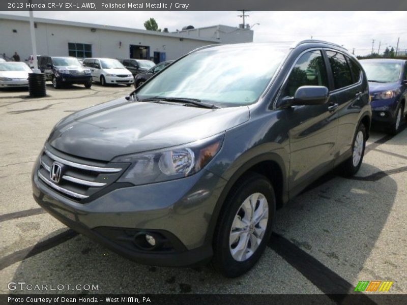 Polished Metal Metallic / Gray 2013 Honda CR-V EX-L AWD