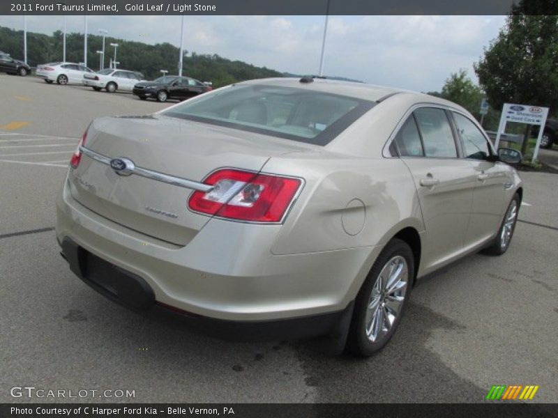 Gold Leaf / Light Stone 2011 Ford Taurus Limited