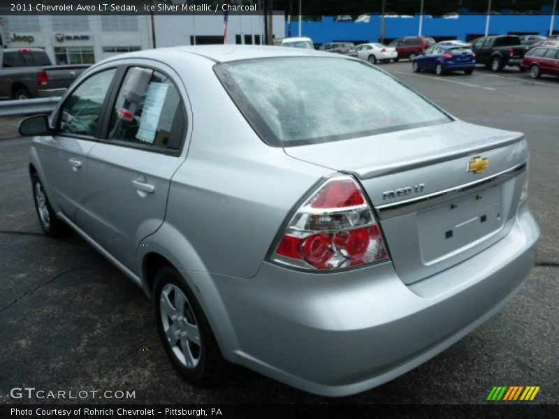Ice Silver Metallic / Charcoal 2011 Chevrolet Aveo LT Sedan