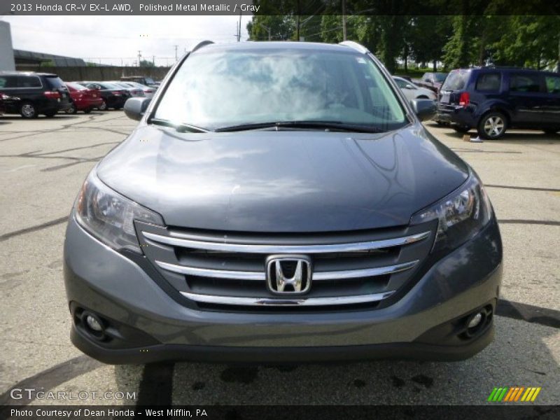 Polished Metal Metallic / Gray 2013 Honda CR-V EX-L AWD
