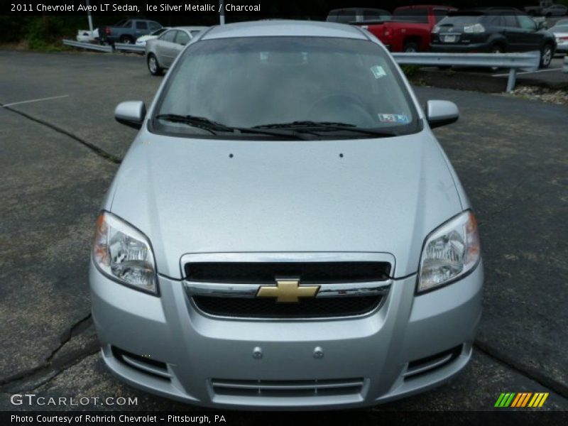 Ice Silver Metallic / Charcoal 2011 Chevrolet Aveo LT Sedan