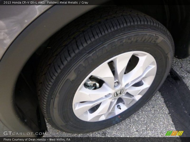 Polished Metal Metallic / Gray 2013 Honda CR-V EX-L AWD