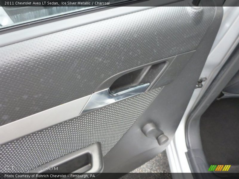 Ice Silver Metallic / Charcoal 2011 Chevrolet Aveo LT Sedan