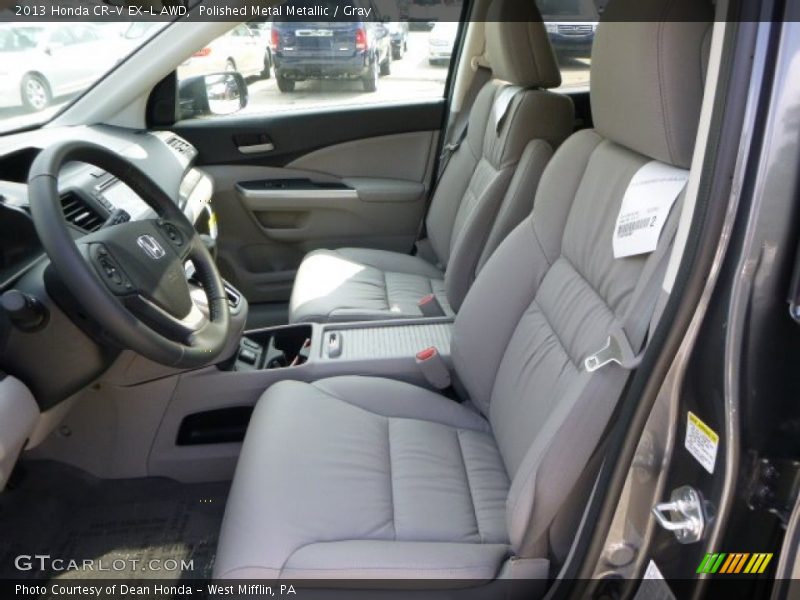 Polished Metal Metallic / Gray 2013 Honda CR-V EX-L AWD