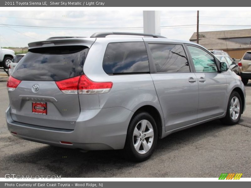 Silver Sky Metallic / Light Gray 2011 Toyota Sienna LE