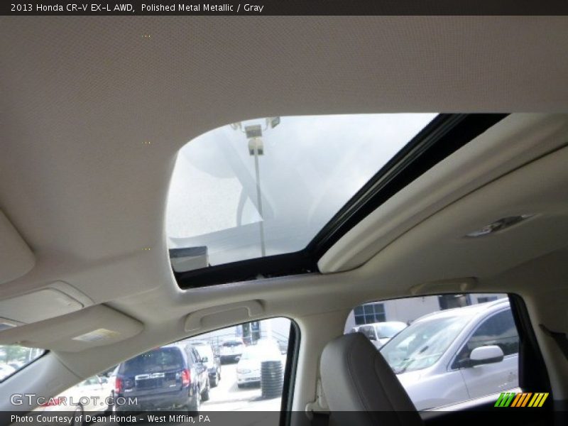 Polished Metal Metallic / Gray 2013 Honda CR-V EX-L AWD