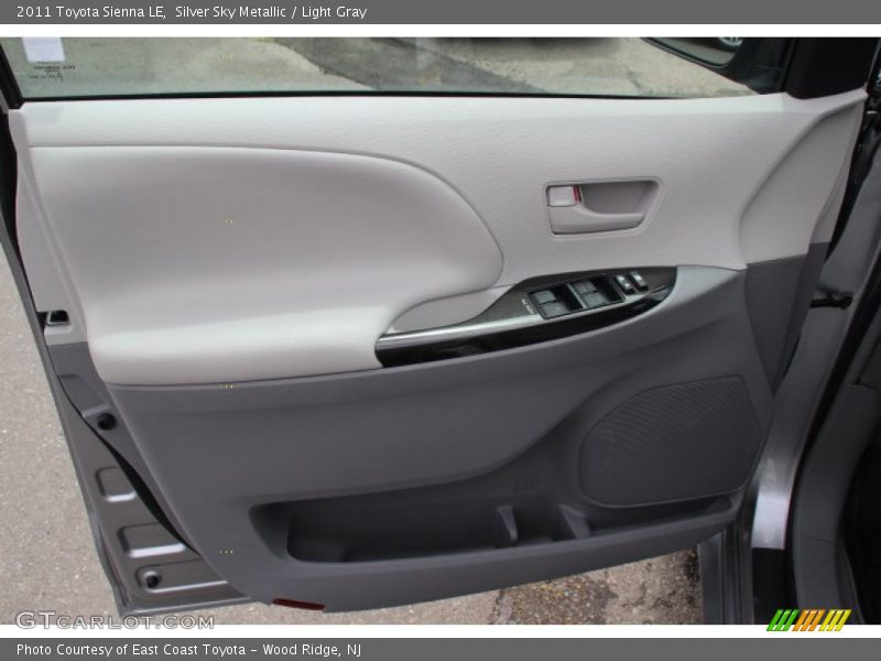 Silver Sky Metallic / Light Gray 2011 Toyota Sienna LE