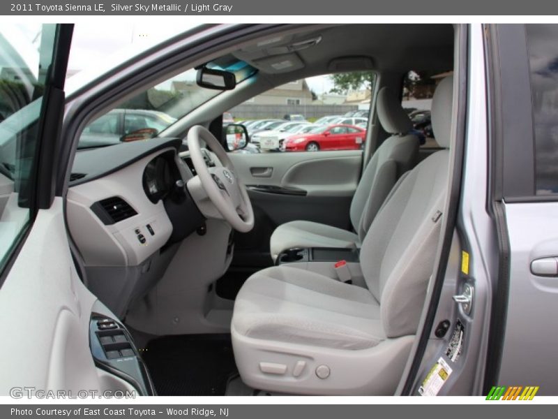 Silver Sky Metallic / Light Gray 2011 Toyota Sienna LE