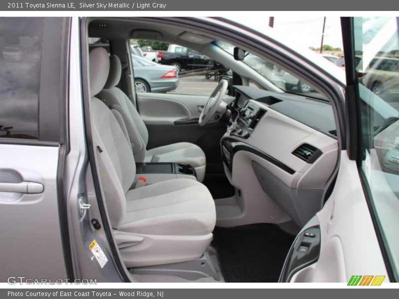 Silver Sky Metallic / Light Gray 2011 Toyota Sienna LE
