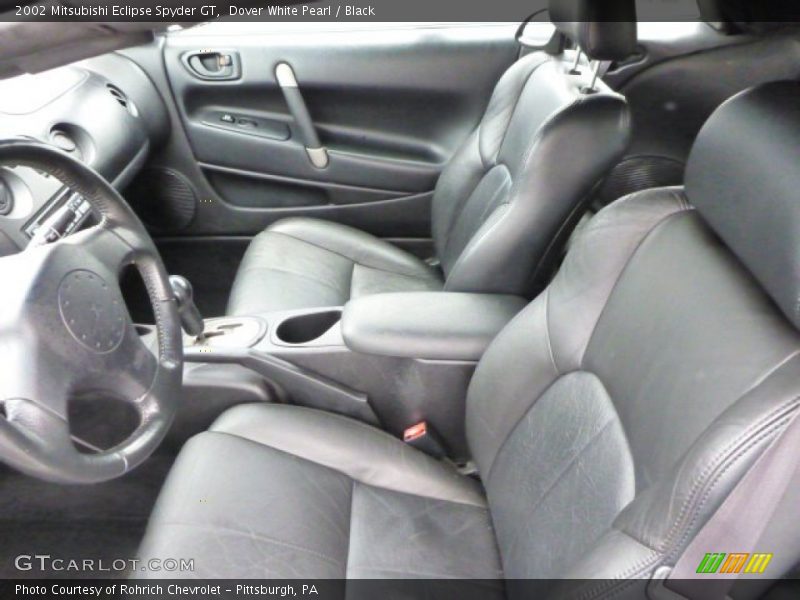 Dover White Pearl / Black 2002 Mitsubishi Eclipse Spyder GT