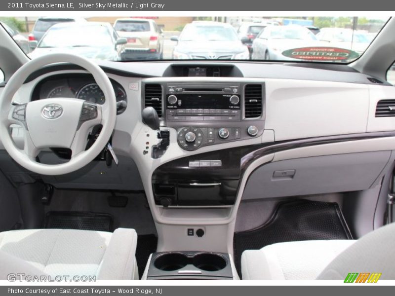 Silver Sky Metallic / Light Gray 2011 Toyota Sienna LE