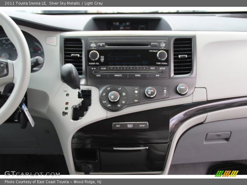 Silver Sky Metallic / Light Gray 2011 Toyota Sienna LE
