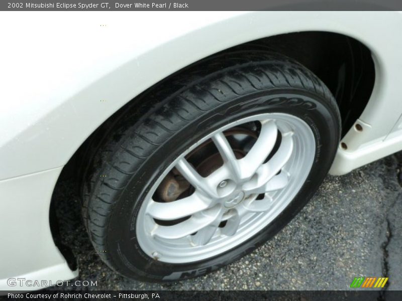 Dover White Pearl / Black 2002 Mitsubishi Eclipse Spyder GT