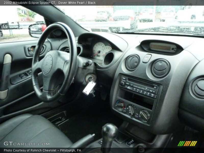 Dover White Pearl / Black 2002 Mitsubishi Eclipse Spyder GT