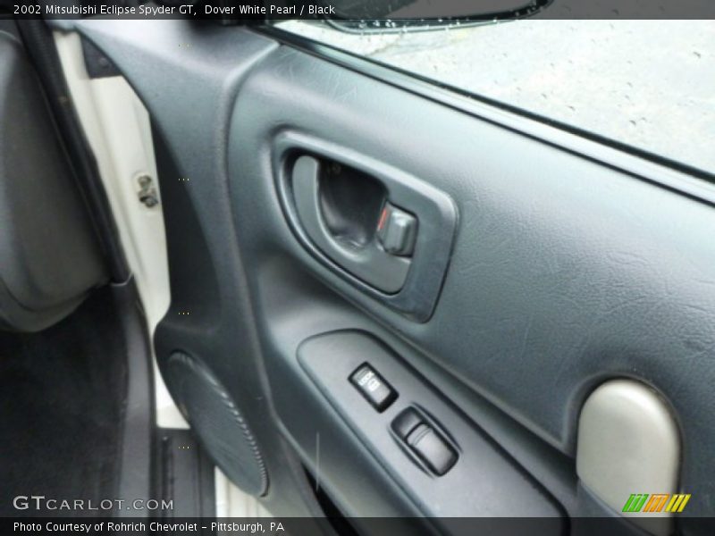 Dover White Pearl / Black 2002 Mitsubishi Eclipse Spyder GT