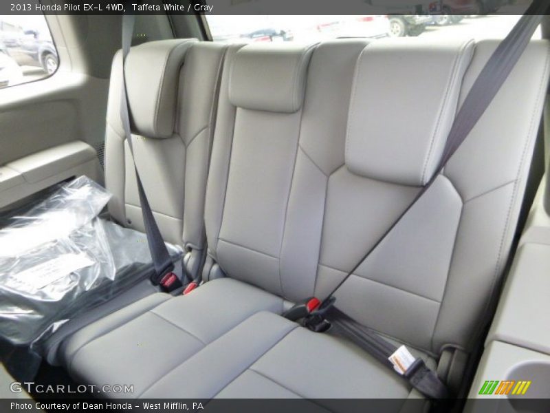 Taffeta White / Gray 2013 Honda Pilot EX-L 4WD