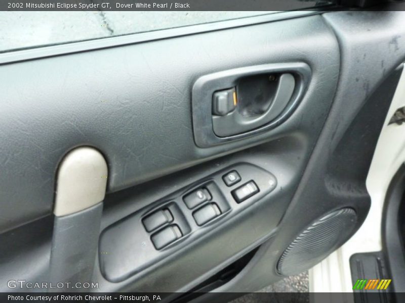 Dover White Pearl / Black 2002 Mitsubishi Eclipse Spyder GT