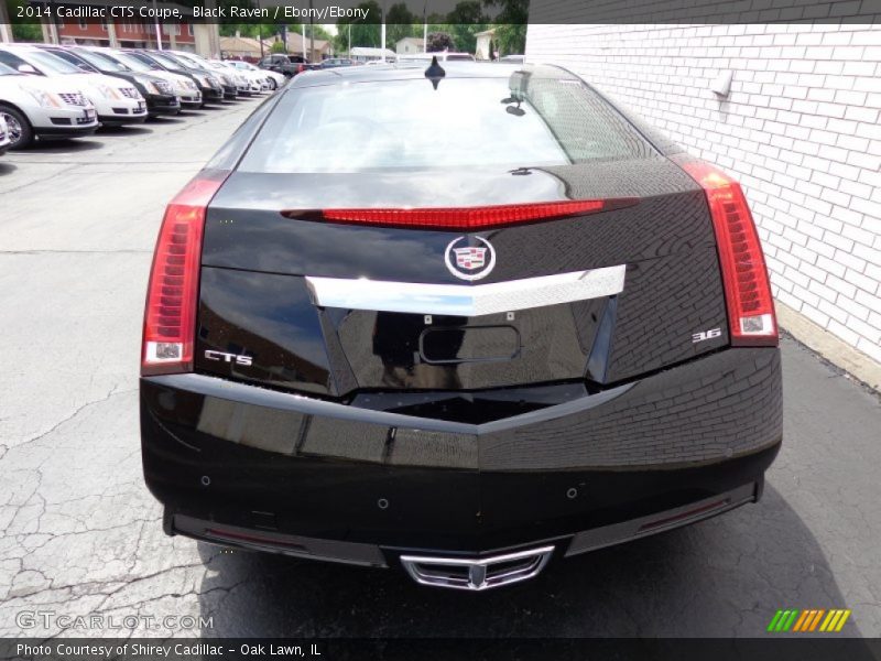 Black Raven / Ebony/Ebony 2014 Cadillac CTS Coupe