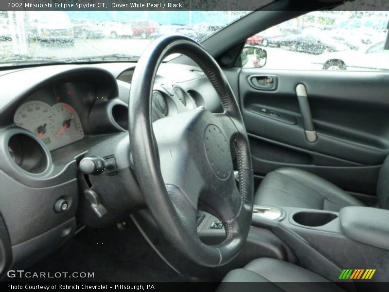 Dover White Pearl / Black 2002 Mitsubishi Eclipse Spyder GT