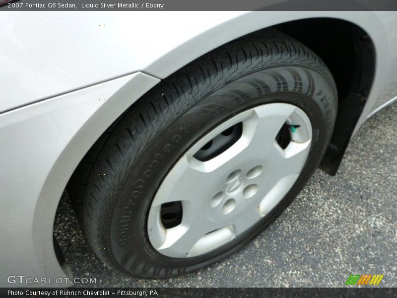 Liquid Silver Metallic / Ebony 2007 Pontiac G6 Sedan