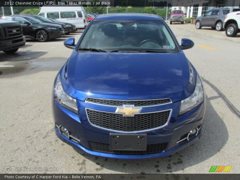 Blue Topaz Metallic / Jet Black 2012 Chevrolet Cruze LT/RS
