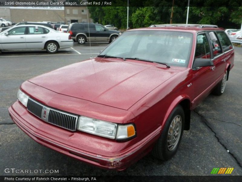 Garnet Red / Red 1996 Oldsmobile Cutlass Ciera SL Wagon