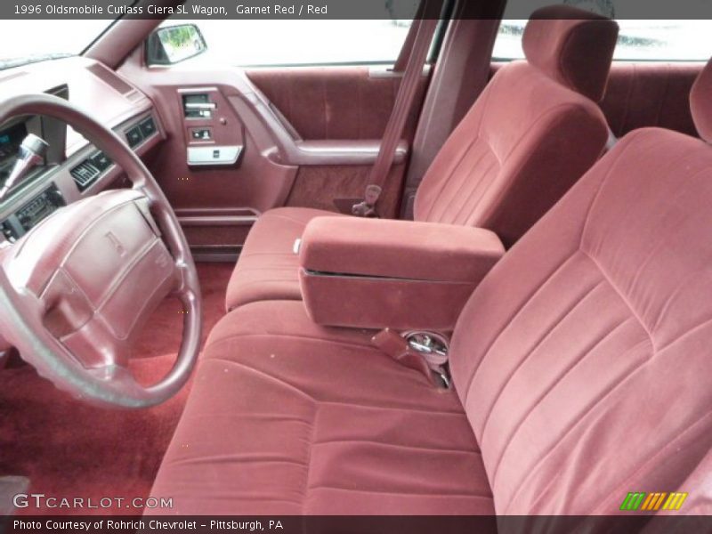 Garnet Red / Red 1996 Oldsmobile Cutlass Ciera SL Wagon