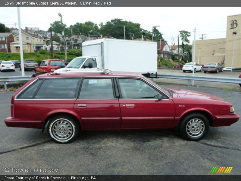 Garnet Red / Red 1996 Oldsmobile Cutlass Ciera SL Wagon