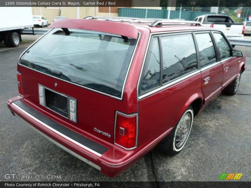 Garnet Red / Red 1996 Oldsmobile Cutlass Ciera SL Wagon