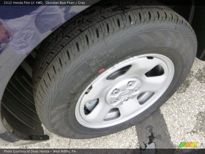 Obsidian Blue Pearl / Gray 2013 Honda Pilot LX 4WD