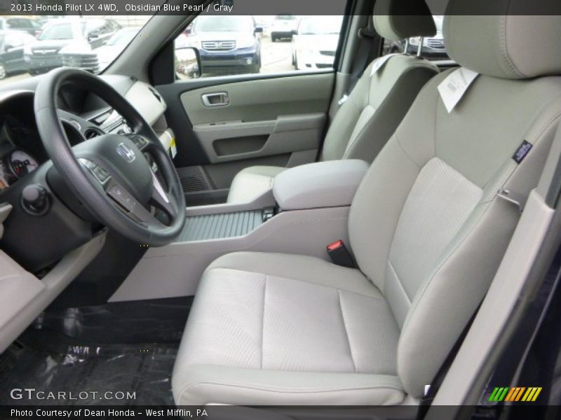 Obsidian Blue Pearl / Gray 2013 Honda Pilot LX 4WD