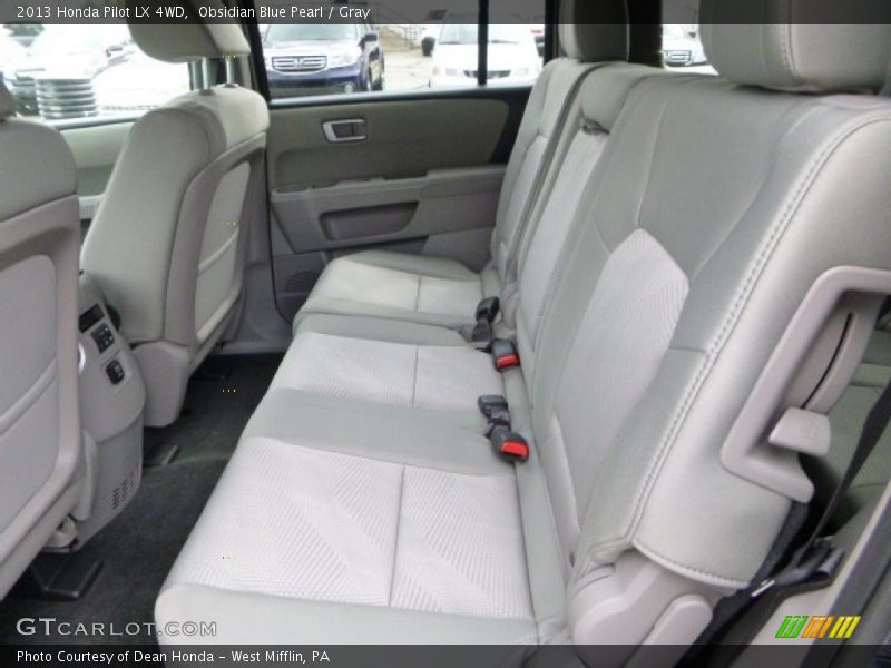 Obsidian Blue Pearl / Gray 2013 Honda Pilot LX 4WD
