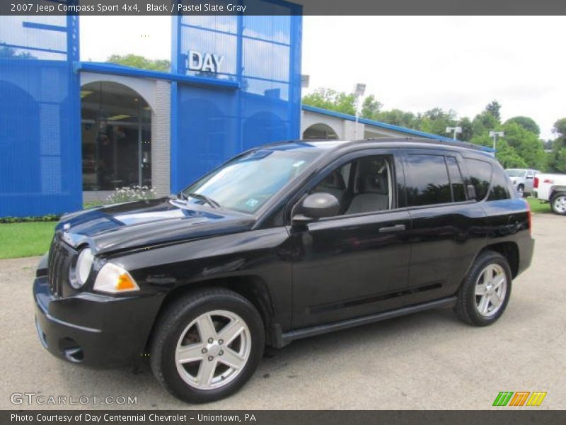 Black / Pastel Slate Gray 2007 Jeep Compass Sport 4x4