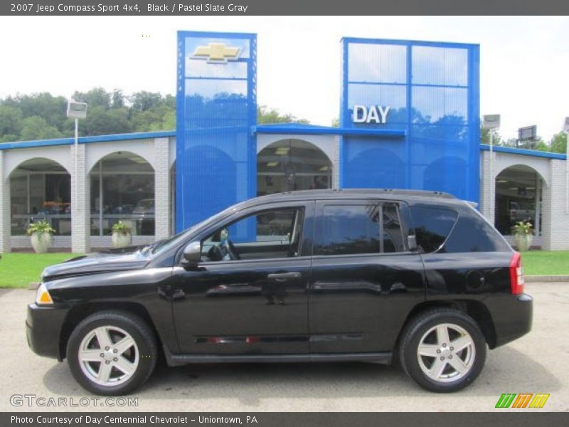 Black / Pastel Slate Gray 2007 Jeep Compass Sport 4x4
