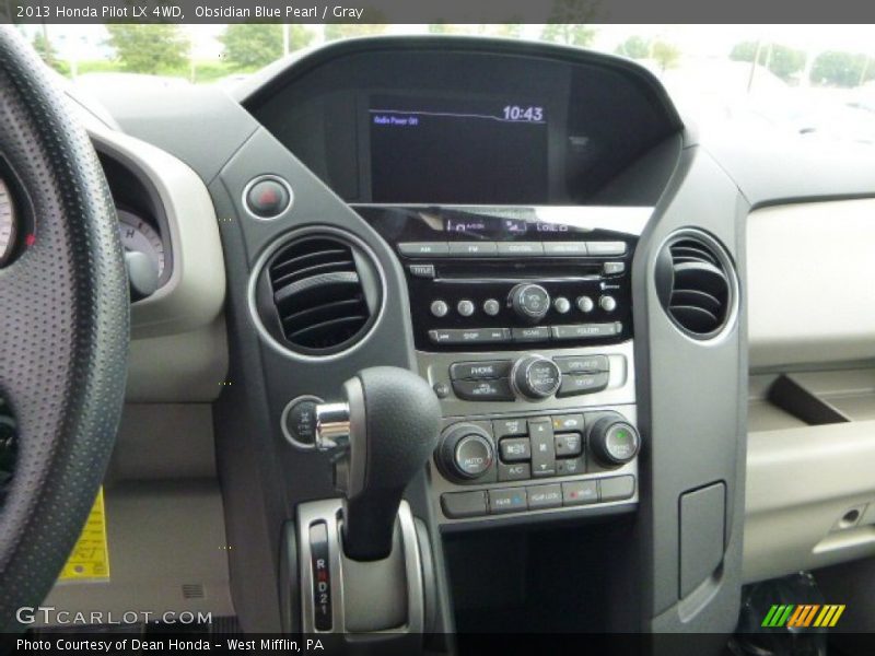 Obsidian Blue Pearl / Gray 2013 Honda Pilot LX 4WD