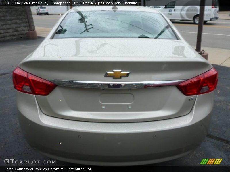 Champagne Silver Metallic / Jet Black/Dark Titanium 2014 Chevrolet Impala LS