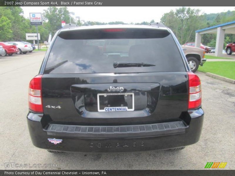 Black / Pastel Slate Gray 2007 Jeep Compass Sport 4x4
