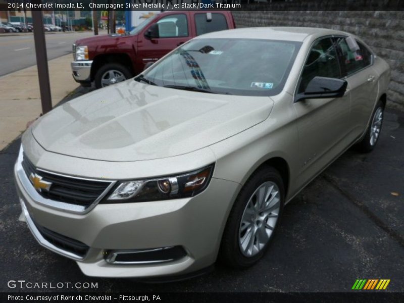 Front 3/4 View of 2014 Impala LS