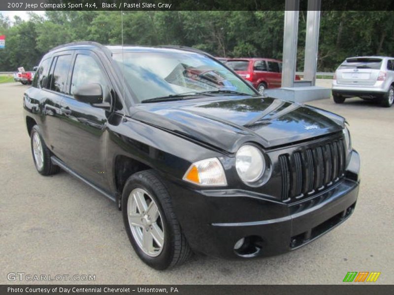 Black / Pastel Slate Gray 2007 Jeep Compass Sport 4x4