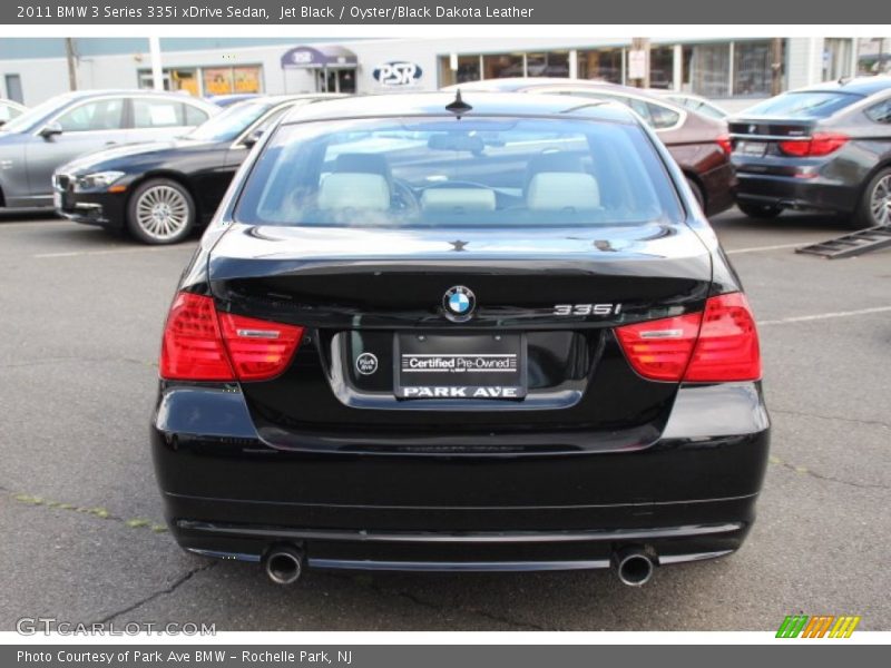 Jet Black / Oyster/Black Dakota Leather 2011 BMW 3 Series 335i xDrive Sedan