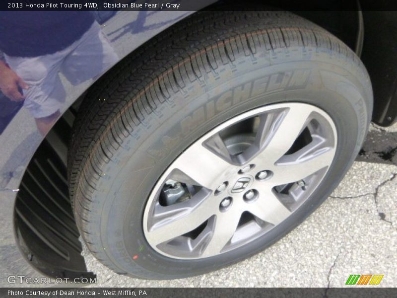 Obsidian Blue Pearl / Gray 2013 Honda Pilot Touring 4WD
