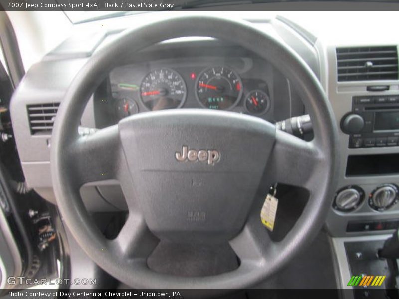 Black / Pastel Slate Gray 2007 Jeep Compass Sport 4x4